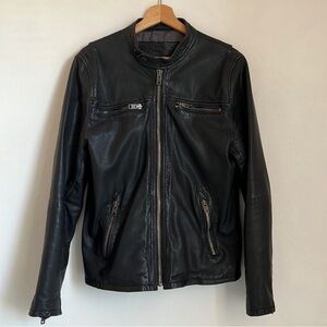 Superdry Moto Racer Leather Jacket